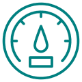 Gauge icon representing high-pressure execution environments and technical sales in contractor marketing.